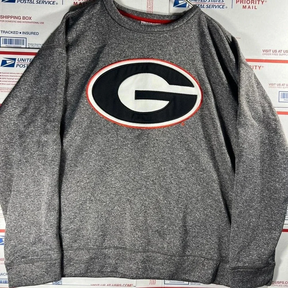 Majestic Georgia‎ Bulldog crewneck sweatshirt Starter Champion
